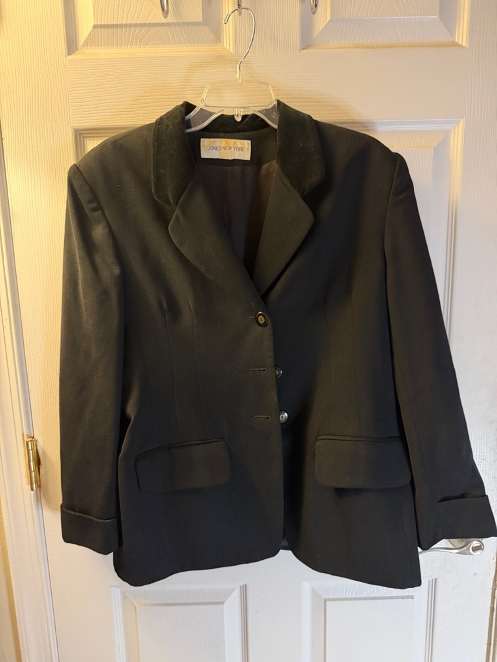 Jones New York Black Women's Tailored Blazer